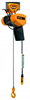 Harrington SEQ Single Phase Two-Speed Electric Chain Hoist with Push Trolley