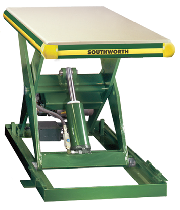Southworth LS2.5-36 Backsaver Lift Table, Capacity 2,500 lbs