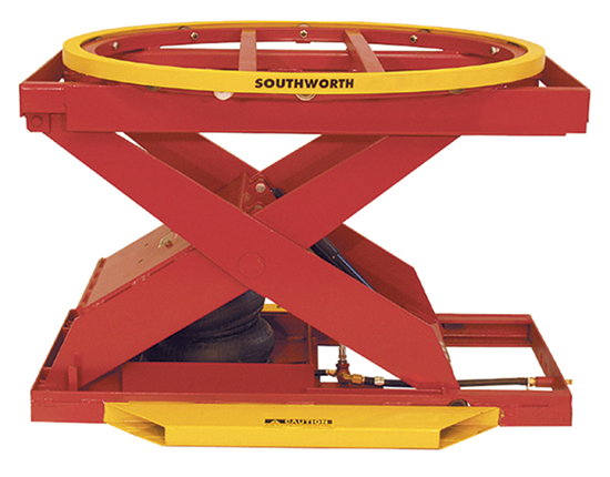 Southworth PalletPal PPA2-24 Powered-Pneumatic Level Loader, Capacity 2,000 lbs