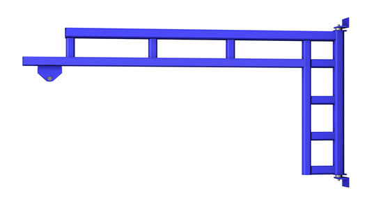 Gorbel WSJ200 Wall Mounted Work Station Jib Crane