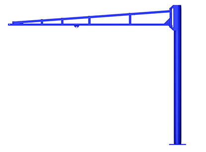 Gorbel TSJ150 Free Standing Tool Balancer Jib Crane