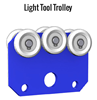 Gorbel Enclosed Track Light Tool Trolley