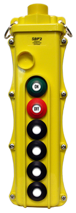 6-Button Magnetek SBP2-6 Pendant with On/Off
