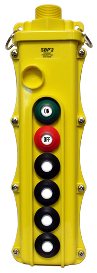 6-Button Magnetek SBP2-6 Pendant with On/Off