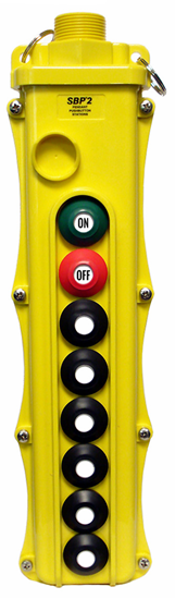 8-Button Magnetek SBP2-8 Pendant with On/Off