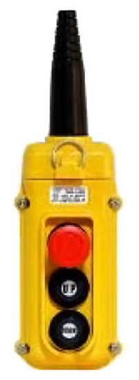 3-Button Magnetek SBN-3 Pendant with E-Stop