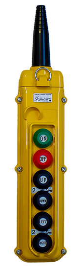 6-Button Magnetek SBN-6 Pendant with On/Off Buttons