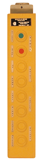 Duct-O-Wire RPB-4 Series Pendant Push Button Station with On/Off Buttons