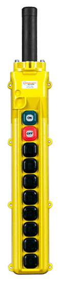 Conductix 10-Button 80 Series Pendant with On/Off Switches